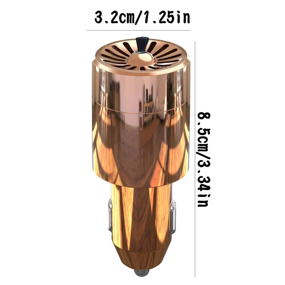 Mini Car Air Purifier 12V Negative Lon Deodorization Cigarette Lighter Portable Traveling Formaldehyde Removing Air Fresheners