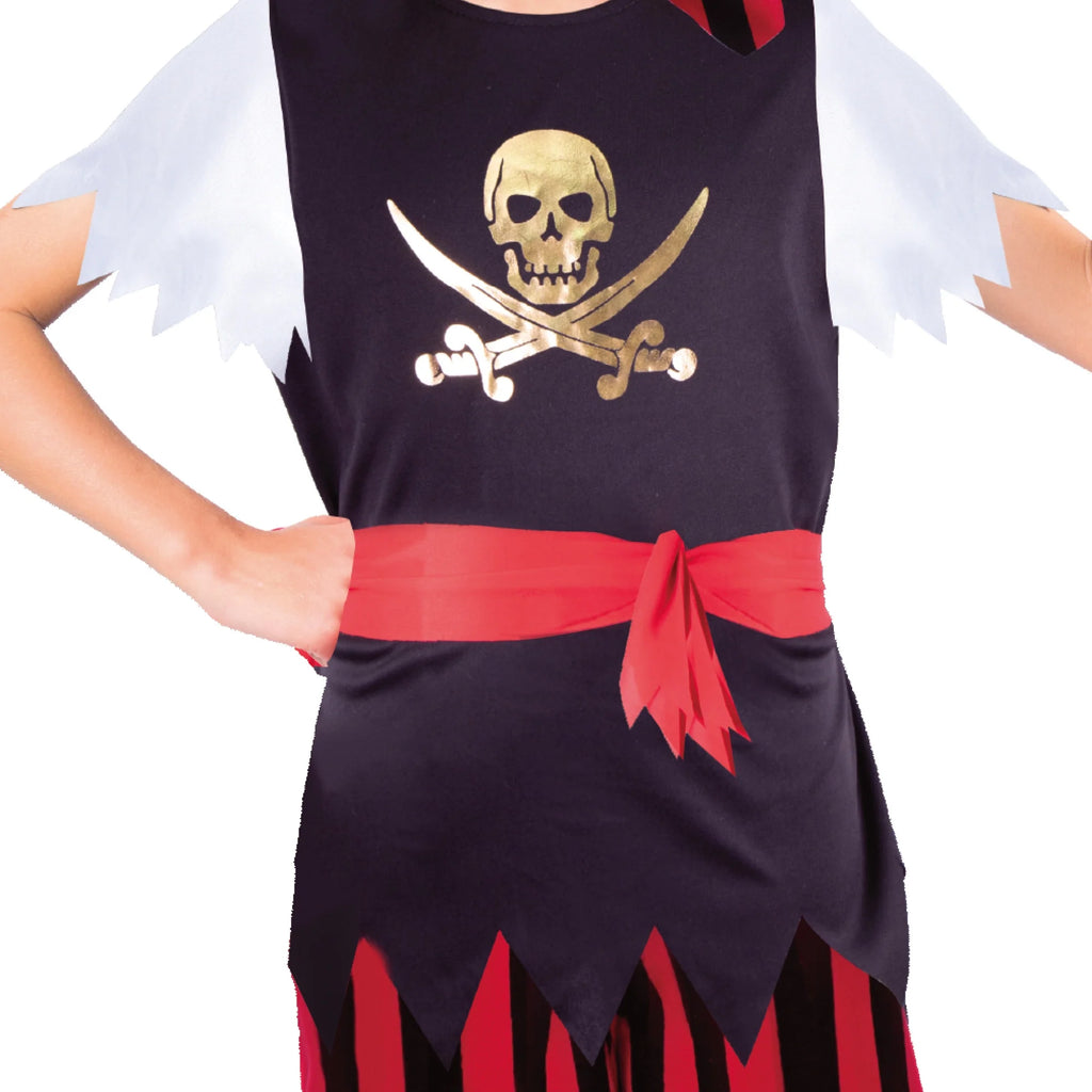 Pirate, Halloween Costume for Children, Boys Size M (8), by