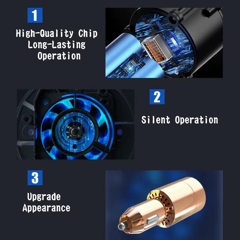 Mini Car Air Purifier 12V Negative Lon Deodorization Cigarette Lighter Portable Traveling Formaldehyde Removing Air Fresheners